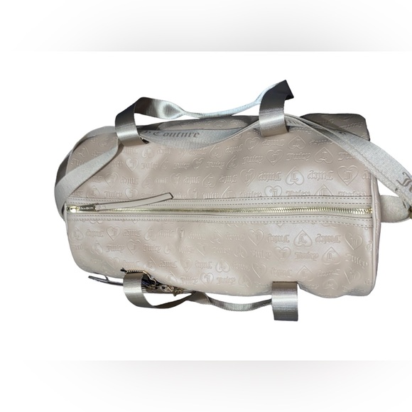 BNWT’s “Juicy Couture” Cafe Tan Gold Bestseller Rosie Weekender Duffle Bag Tote - Picture 5 of 17